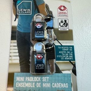 Mini Padlock set:  2 locks: unopened